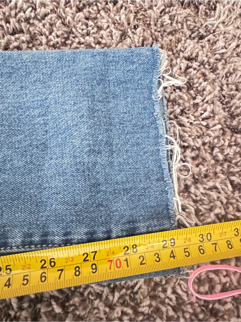 Fashion Nova Women Jeans Blue Cotton Blend High Rise Distressed Regular Denim 11 - Picture 10 of 10